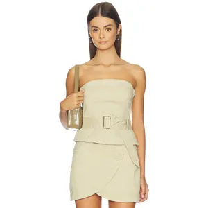 SOVERE Verve Denim Bodice in Pistachio