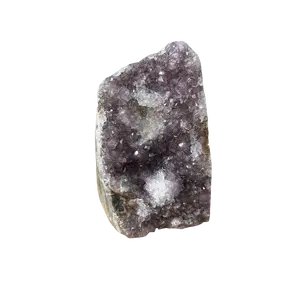 Stunning Amethyst Cut Base Cathedral with Calcite Deposit - Natural Crystal Decor
