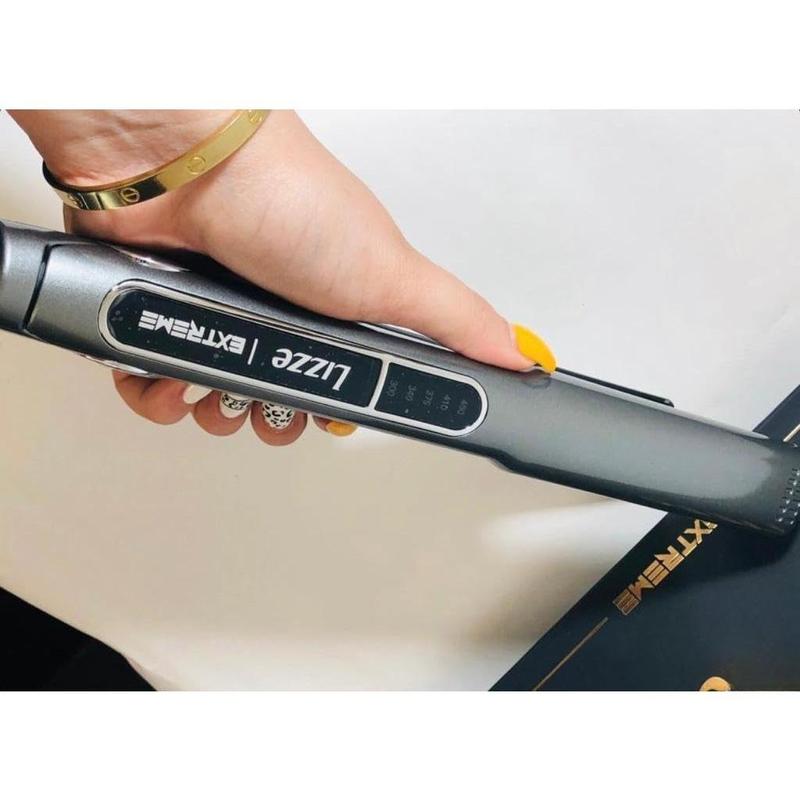 Lizze Extreme Professional Hair Straightener | Original Nano Titanium Technology Straightens Dry, Frizzy Hair Curls | 250 Deg. C. (480'f) - 110 Volts