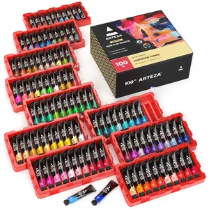 Arteza® Acrylic Paint Set, 12ml. Tubes, 100 pc. - ARTZ-4512
