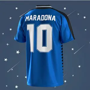 94 World Cup Argentina Away No.10 Maradona short sleeve Soccer Jerseys