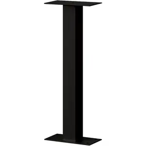 4365BLK Standard Bolt Mounted Pedestal for Roadside Mailbox and Mail Chest, Black