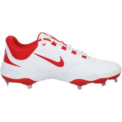 J.T. Realmuto Philadelphia Phillies Player-Issued White and Red Nike Cleats from the 2025 MLB Season - Fanatics Authentic Certified