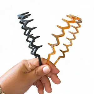 Women's Simple Style Plain Color Headbands with Comb Tooth Design Summer Outfits 2024 Trendy Cute Hair Accessories for Daily & Party Decoration