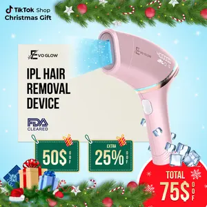 Evo Glow Pro - At Home IPL Hair Removal Device for Smooth and Silky Skin - Comfort