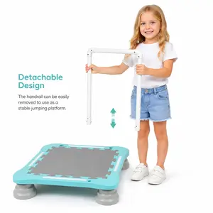 2026 New Upgrade 22" Kids Sensory Bounce Trampoline with Lights & Sound, Non-Slip Base, Supports 150 lbs, EVA+PP Material Easter Toys for Kids
