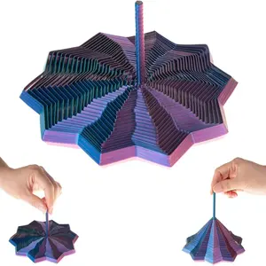 panded Fidget Hexagon,3D Printed Stress Relief Sensory Toys for ADHD,Autism,Kids&Adults,Whirling Spiral Design,Colorful Fidget Toy,Perfect for Holiday,Christmas,Birthday Gifts