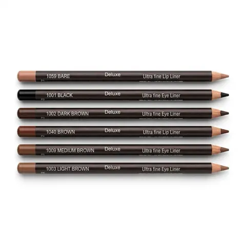 Eye/Lip Liners Bundle - Multicolor Lip Liners with Various Shades for Makeup Use