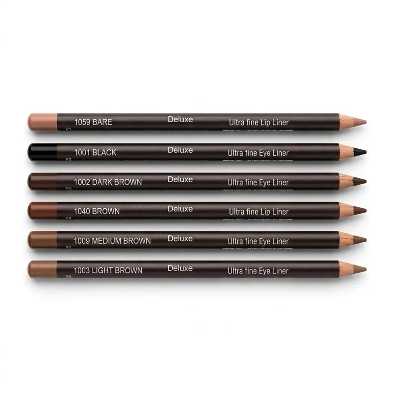 Eye/Lip Liners Bundle - Multicolor Lip Liners with Various Shades for Makeup Use