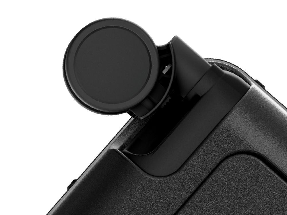 LUGGEX 21 Inch Zipperless Carry On Luggage, Front Opening Compartment Suitcase with Spinner Wheels, TSA Locks, Airline Approved for Business Travel