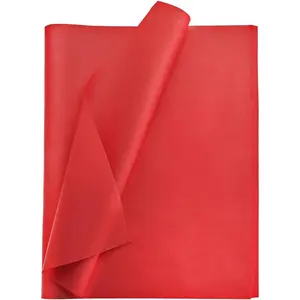 50 Sheets 20" x 28" Red Tissue Paper for  Bags, Large Tissue Paper Red, Wrapping Tissue Paper for Weddings, Birthdays, Showers and Party Decoration