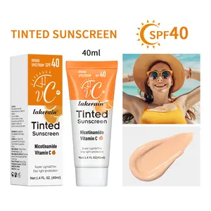 Sunscreen to prevent sunburn and tanning, containing vitamin C and Nicotinamide, multifunctional colored sunscreen, Broad Spectrum Face Sunscreen | Lightweight, Mother's Day gift