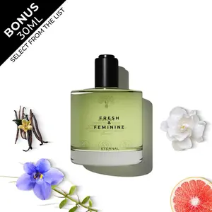 Eternal Perfume Oils – Fresh & Feminine Perfume Oil, Light & Long-Lasting Scent for Women | 50ml with Bonus 30ml Bottle of Your Choice