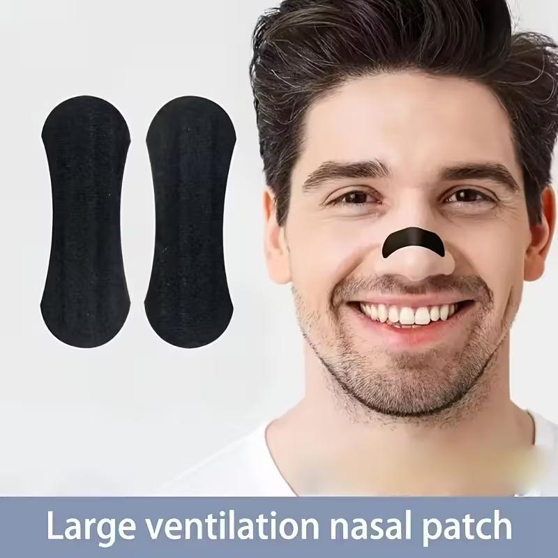 50pcs Nasal Strips for Sports & Sleep, Breathable Hypoallergenic Snore Prevention, Enhanced Wide-Style Adhesive for All Users