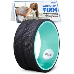 Wheel Foam Roller – Targeted Back & Neck Relief, Lumbar Spine Stretcher, Spinal Decompression Back Stretcher, Massage Roller with Density Foam for Physical Therapy, Supports 500lbs, 10-Inch Mint