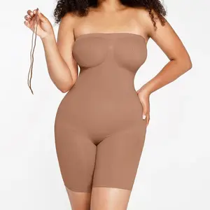 Monika Strapless Shapewear Bodysuit Body Shaper for Women Under Dress Butt Lifter Tummy Control Full Body Shapewear