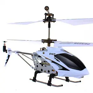 Syma S107G RC Helicopter, 3 Channel Infrared Remote Control Gyro Helicopter for Kids and Adults, White