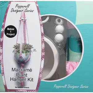 KT3401-MH: Macrame Ceramic Plant Hanger Kit