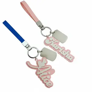 Custom Acrylic Name Keychain Personalized Backpack Tag