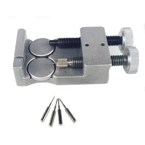 Metal Watch Band Strap Link Pin Remover Remove Repair Tool Kit for Watchmakers with 4 Extra Pins