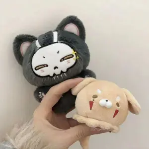 10cm Anime Call Of Duty Ghost Konig Plushie Stuffed Doll Toys COD Konig Plush Pendant Keychain Doll Birthday Xmas Gifts