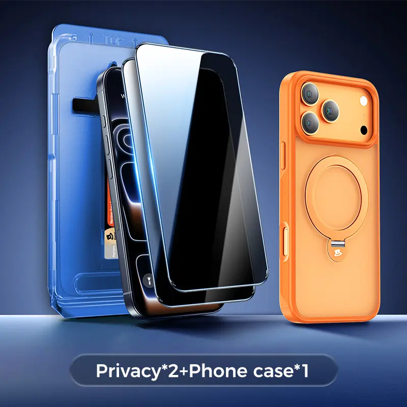 Privacy+Phone case-Orange