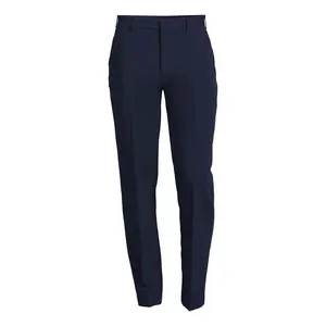 George Men’s and Big Men’s Premium Comfort Flat Front Suit Pants Menswear Pocket Stretch Belt