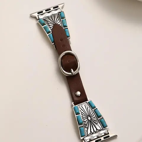 Vintage Style Faux Leather Watch Band, Fashionable Watch Band for Men & Women, Trendy All-match & Exquisite Watch Band for Birthday Gift, Watch Bracelet, Fashionable Watch Accessories