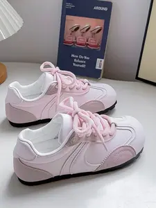 Women's Round Toe Low Top Sports Shoes, Casual Walking Shoes, Versatile Training Sneakers, New Arrival Ultra-Trendy Footwear B3519