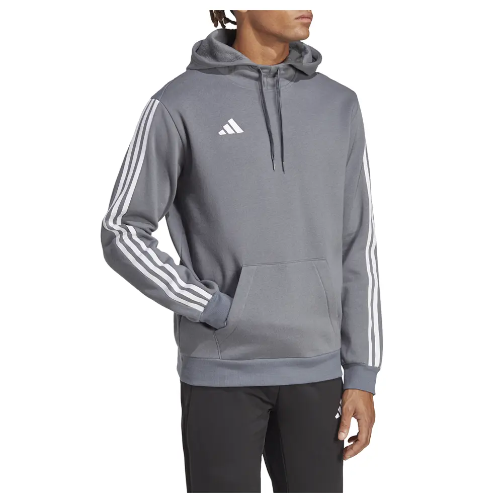 adidas Mens Tiro 23 League Sweat Hoodie Soccer Cleats - Grey adidas Mens Tiro 23 League Sweat Hoodie Soccer Cleats - Grey