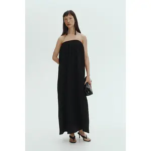 H&M Crinkled bandeau dress