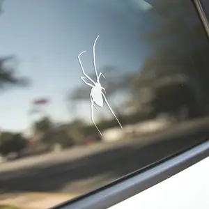 Spider Vinyl Decal - 651 Permanent Vinyl for Car, Laptop, and Window Accessories - Durable, Weather-Resistant, Self-Adhesive Backing