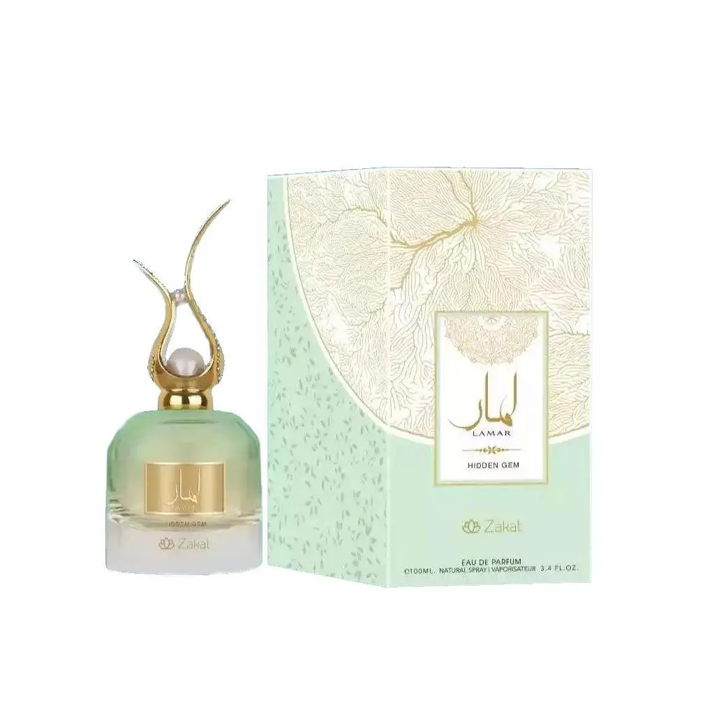 ZAKAT Lamar Hidden Gem Boxed Fruit-Flavored Full-Size Women's Eau de Parfum (EDP) - 100ML (3.4oz), Boxed Women's Fragrance, Fruit-Flavored Women's Fragrance