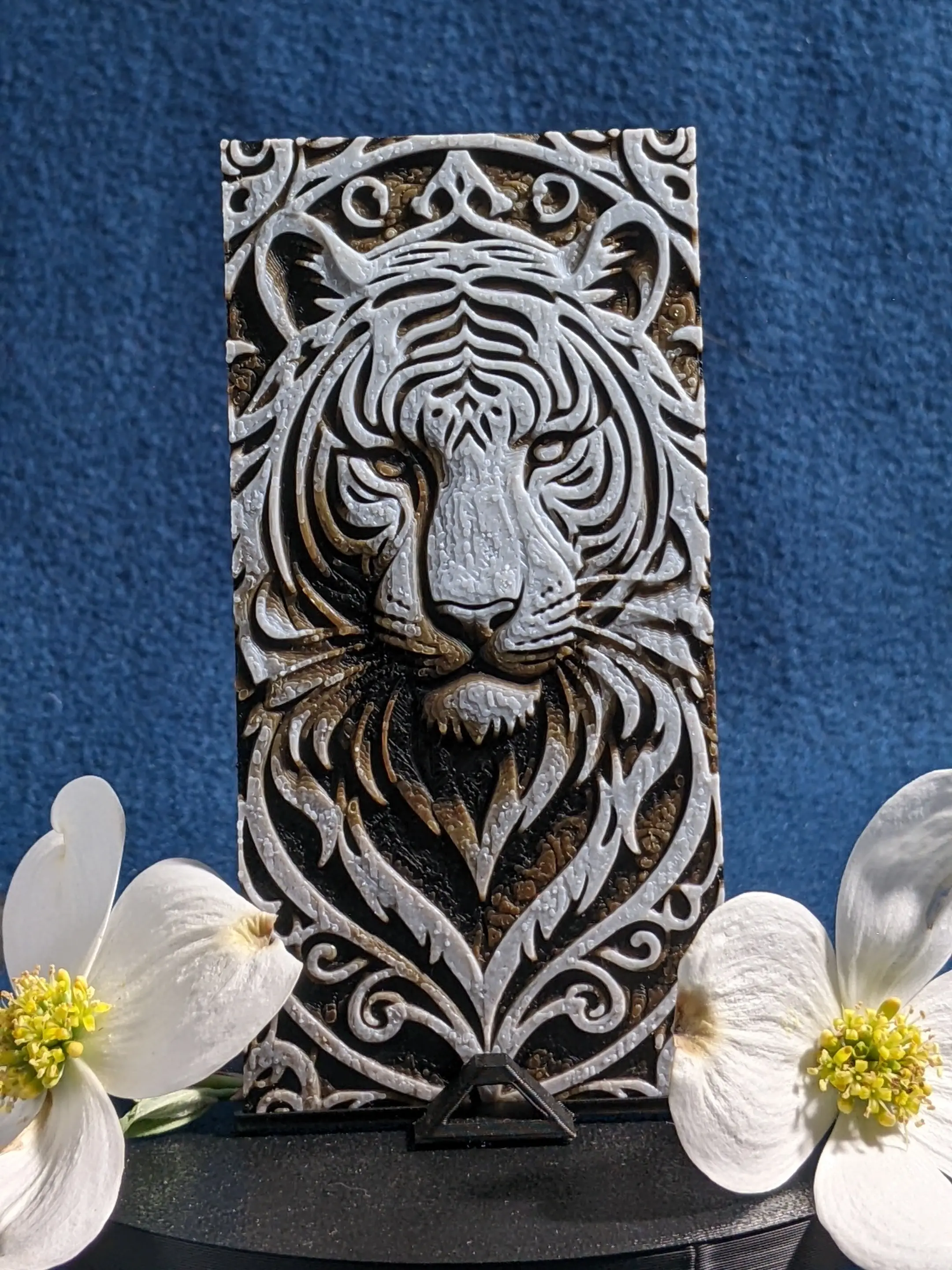 3D Tiger Head Bookmark