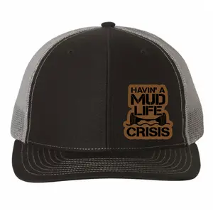 Having a Mud Life Crisis Hat - Richardson Patch Cap, Gifts for Him, Adjustable , Cap Daddy