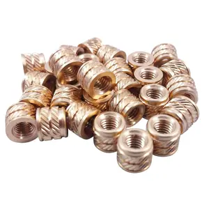M6-1.0 M6 Threaded Heat Set Inserts for 3D Printing (50 Pcs, Short)