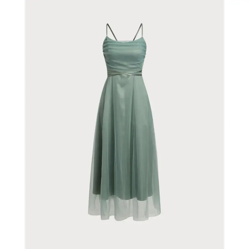 Green Boho ditsy dress - TikTok Shop