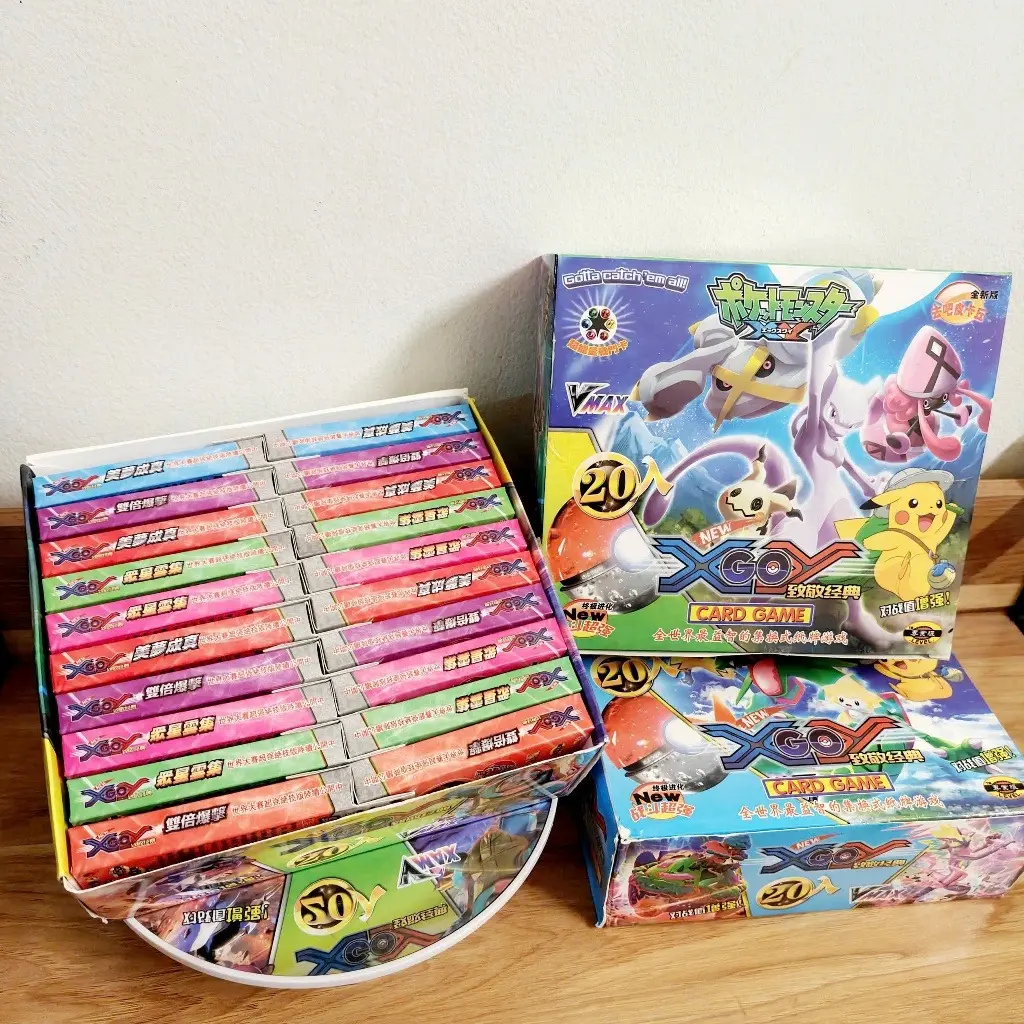 700PCS Pokemon VMAX Trading Cards Set - Premium Trading Cards Gift Set with 20 Boxes