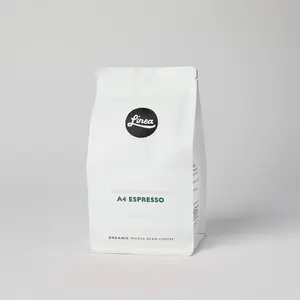 Linea A4 Espresso Organic Whole Bean Coffee - Italian Blend for Caffe Lattes & Cappuccinos