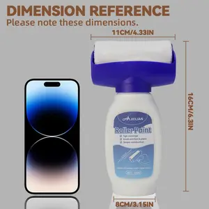 New 500g Large Roller Water-Based Latex Paint Household Interior Wall Repair & Refinishing Coating