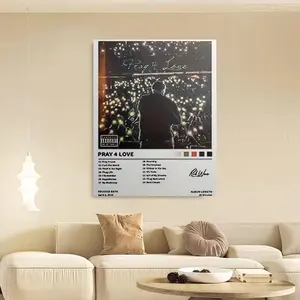 Framed [ Hip- hop music| Wall Art]  set hip- hop music posters| Album covers, wall decor, framed canvas wall art, suitable for teen room decor, bedroom, framed.