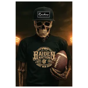 Old School Raider Nation T-Shirt - Raiders