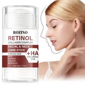 Face and neck care Rocket! ROZINO retinol stick moisturizer 40g, collagen+hyaluronic acid, available day and night, anti-aging, firm, smooth and moisturizing