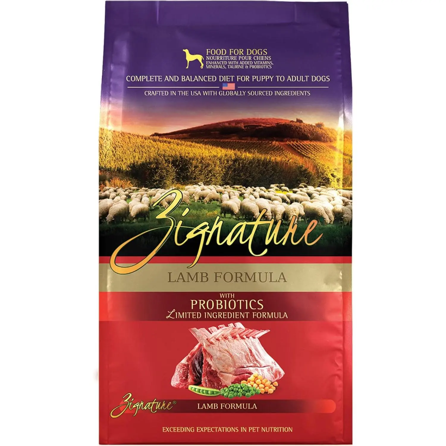 Zignature Lamb Limited Ingredient Dry Dog Food / 12.5LB | Single Protein & Hypoallergenic Formula