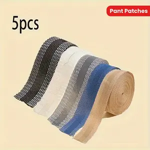 196.85 Inch Self-Adhesive Pants Patches 5Pcs, DIY Sewing Accessories for Suit Pants & Trousers