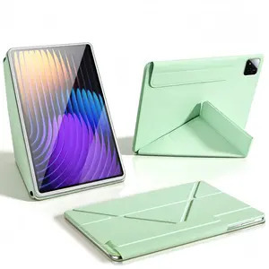 SPALLO Magnetic Detachable Case for Xiaomi Mi Pad 8/8Pro & 7/7Pro (11.2-inch,2025/2024) with Stylus Holder - Magnetic Smart Folio Dual Stand Cover, Multi-Angle Viewing, Auto Wake/Sleep, Slim & Light