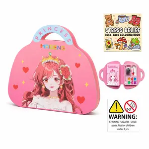 DIY Decorative Art Picture Kit for Beginners Colorful Dress Sticker Painting Handcraft Scrapbooking