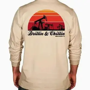 BENCHMARK FR- 6.2OZ - DRILLING AND CHILLIN, Flagship USA, FR Union - Flame Resistant Shirt FZA AIL 2PH
