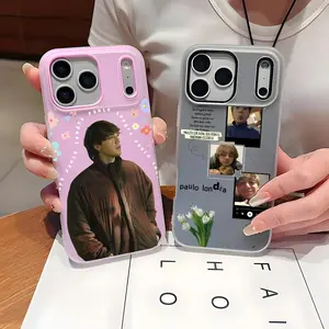 Paulo Londra Phone Case Slim Clear Jelly Case for iPhone 17/16/15/14/13/12, Soft TPU Shockproof Scratch-Resistant, Transparent Anti-Yellowing Cover, Trendy Colors, Ultra Lightweight for Daily/Travel/Work Use