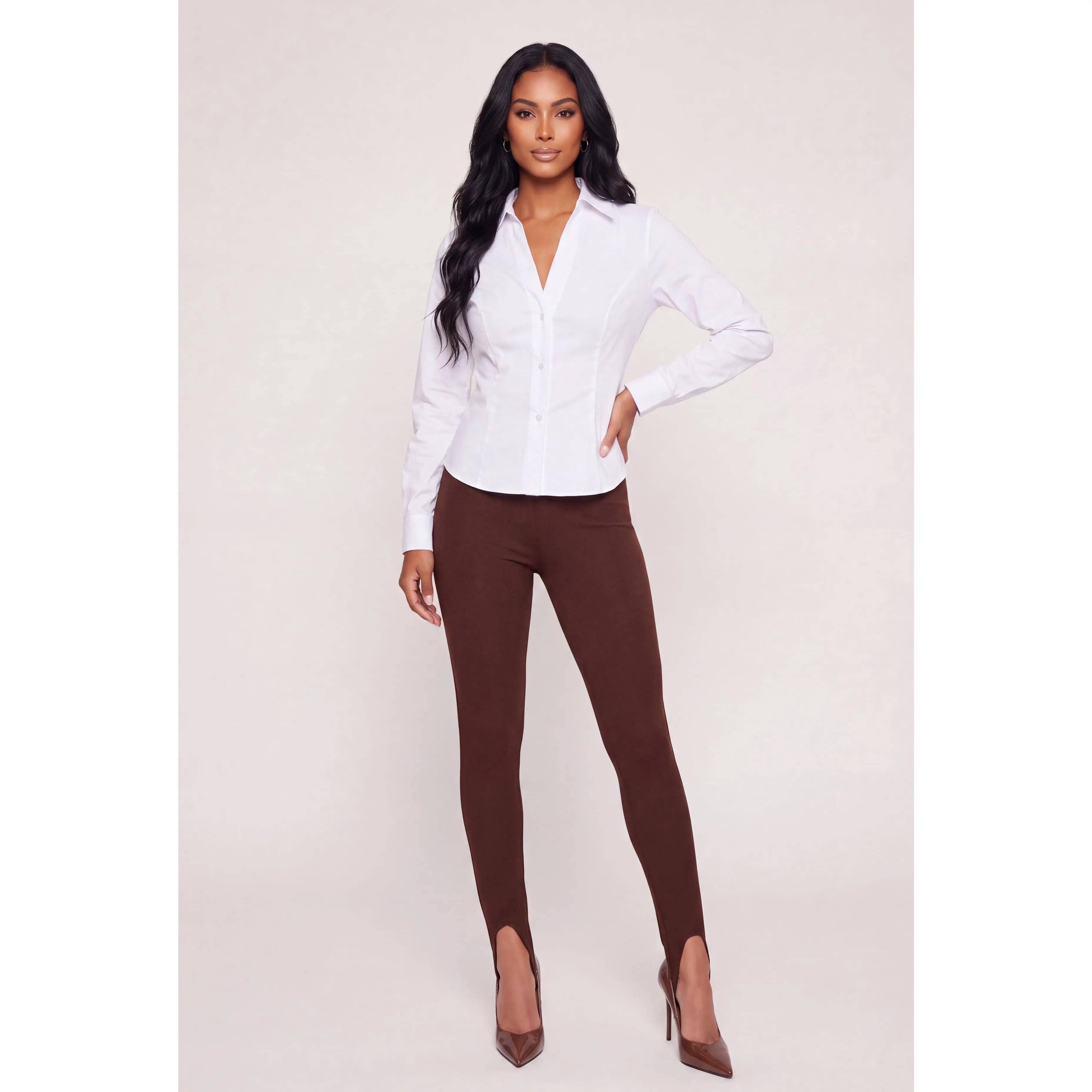 High Waisted Stirrup Leggings